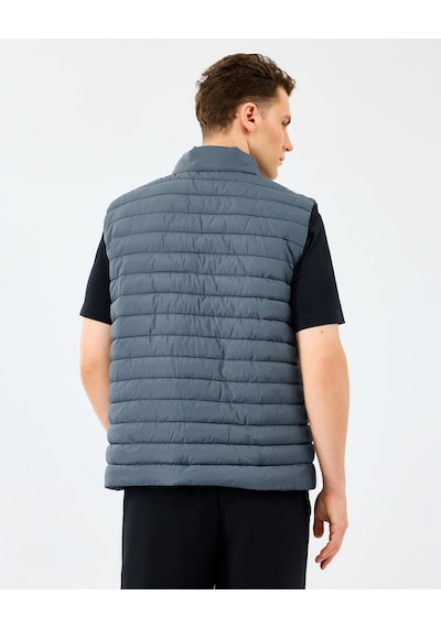 Skechers M Outerwear Polar Lining Paded Vest Erkek Gri Yelek S242212-3998 Gri