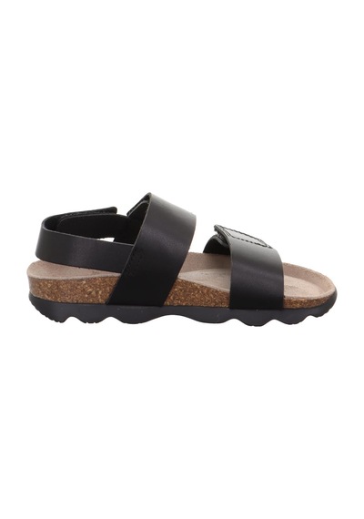 Superfit Jellies Kız Çocuk Siyah Mantar Soft Tabanlı Sandalet Siyah