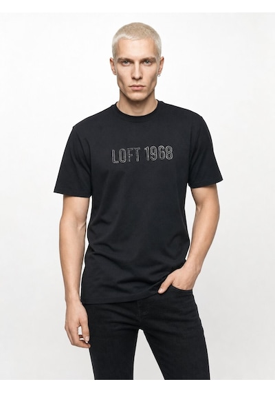 LOFT Regular Fit Erkek Tshirt K.kol Lf2042734 Q1.v1 Siyah
