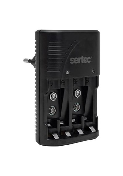 Sertec Stc-C9V  Aa-Aaa-2X9V Dörtlü Pil Şarj Aleti