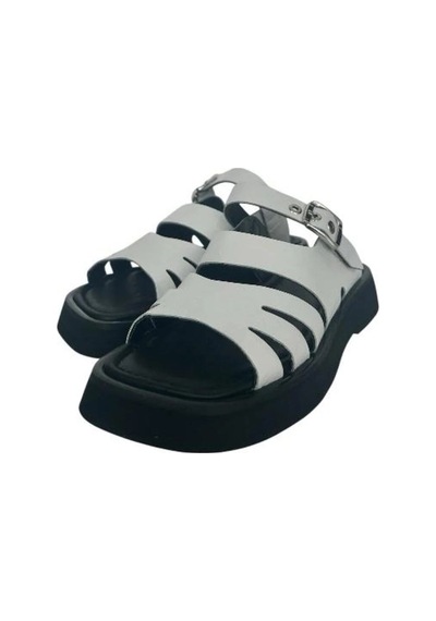 Kemal Tanca 862 M-608 Kadın Hakiki Deri Sandalet Çok Renkli