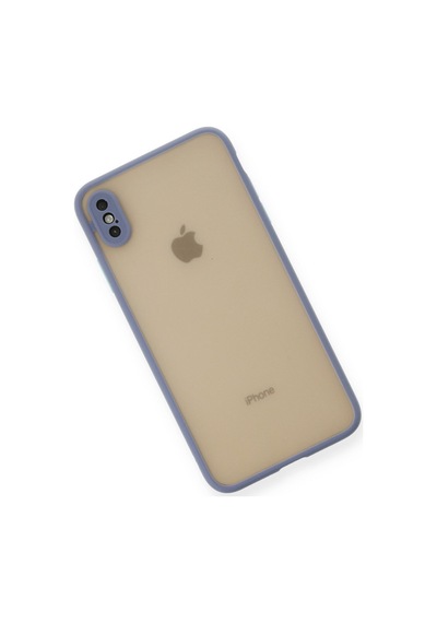 Apple iPhone Uyumlu,  Xs Max Kılıf Montreal Silikon Kapak - Gri