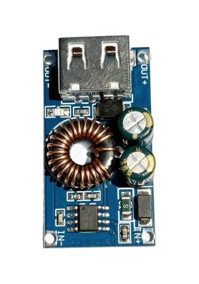 6-32v Qc3.0 Usb Hızlı Şarj Devresi Dc-dc Step Down Buck Converter 24w 3a Modül
