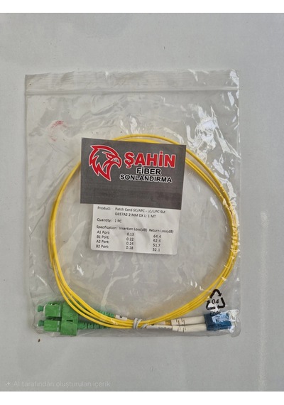 Fiber Patchcord 1 Mt 10 Adet