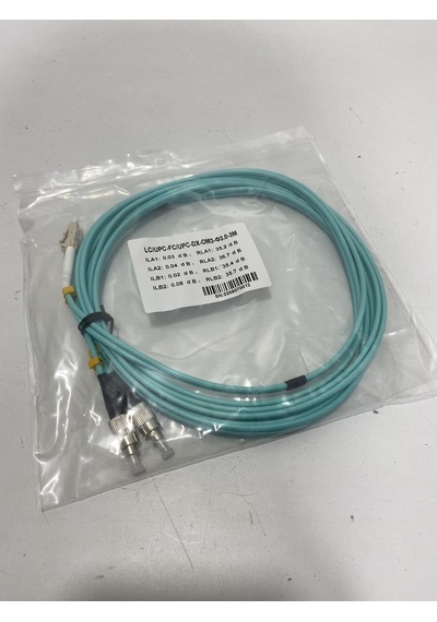 Lc - Fc Fiber Optik Patch Kablo 3mm 3 Metre Lc/upc-fc/upc-dx-om3-3.00mm-3m