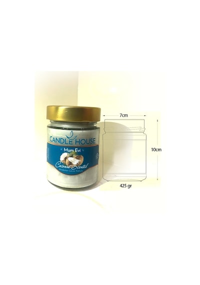 Hindistan Cevizi Kokulu Mum (450Gr)
