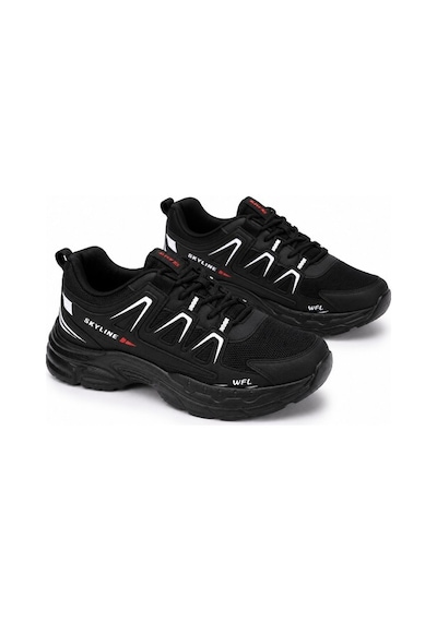 Sky Max Big Size Erkek Sneaker Ayakkabı Battal Boy Siyah 45-47 521 Sıyah