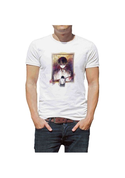 Anime Tokyo Ghoul Anteiku Baskılı Beyaz Erkek Tshirt (530996240)