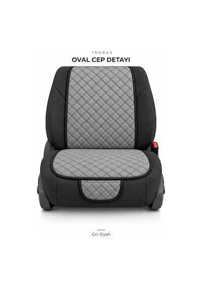 Trobus Honda Civic 1999-2006 Kapitone Minder 7'li Gri Siyah