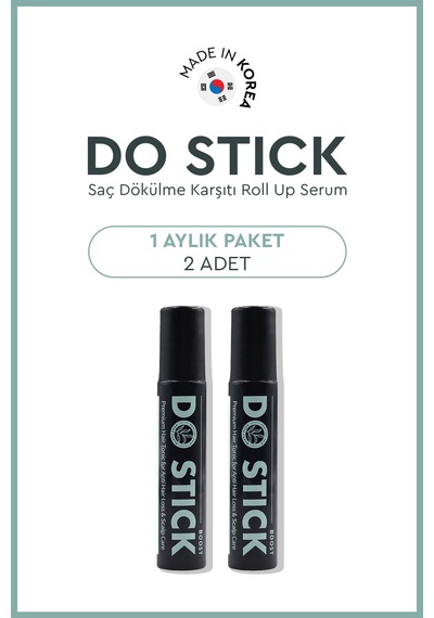 Do Stick Boost - Do Hair Boost Grow On Essence Hair Revial Serum 10ml - Saç Çıkarıcı Roll Up Serum 2'li 1 Aylık Paket