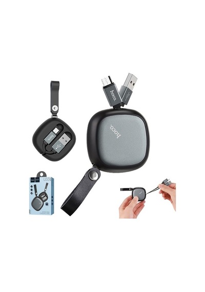 Hoco U33 Taşıma Çantalı Mikro Usb Kablo (176848177)-Rz