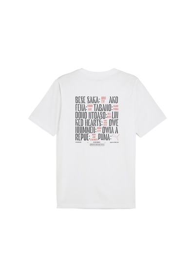 Puma Wardrobe Ess Graphic Tee Erkek Tişört Beyaz