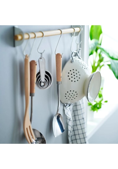 Ikea Vardagen Wok Spatulası 36 Cm Krom-açık Bej