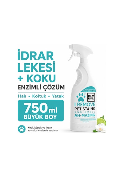 Remuvr Kediler için Leke ve Koku Giderici Sprey 750 ml