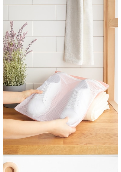 Ocean Home Textile 3'lü Pembe Renk Ayakkabı Yıkama Filesi Set