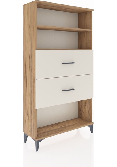 Arges Dolap 2 Raflı 2 Çekmeceli 88x30x163 Çam-aytaşı Atlas Çam