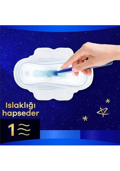 Orkid Ultra Hijyenik Ped Gece Extra Plus No: 5 5'li