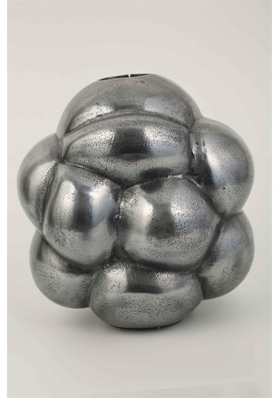 Vitale Silver Baloncuk Vazo 28 28 29 Cm Ak.kv0410 Renkli