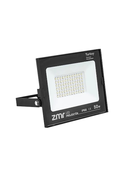 Zmr 50w Ultra Slım Led Projektor 6500k Beyaz Işık Çok Renkli