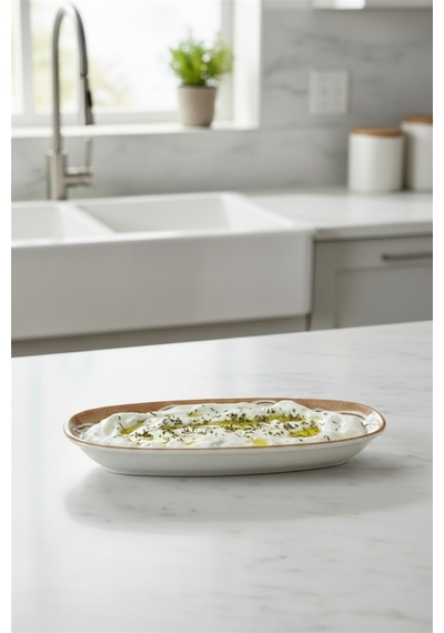 Valencia Oval Kayık Tabak 25cm Dijital Salda Rinart