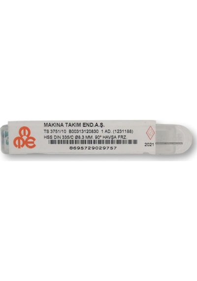 Mte 8,3 Mm 90 Havşa Freze Hss Dın 335/c