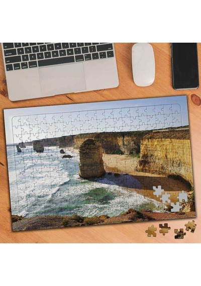 Sarp Kayalıklar Ve Deniz Manzarası 240 Parça Puzzle Yapboz-74619