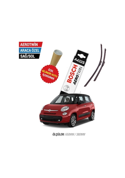 Fiat 500L Silecek Takımı 2013-2017 Bosch Aerotwin A432S