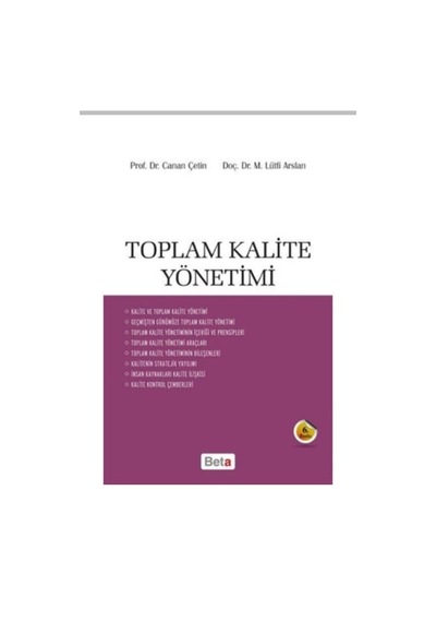 Toplam Kalite Yönetimi Canan Çetin 2.El