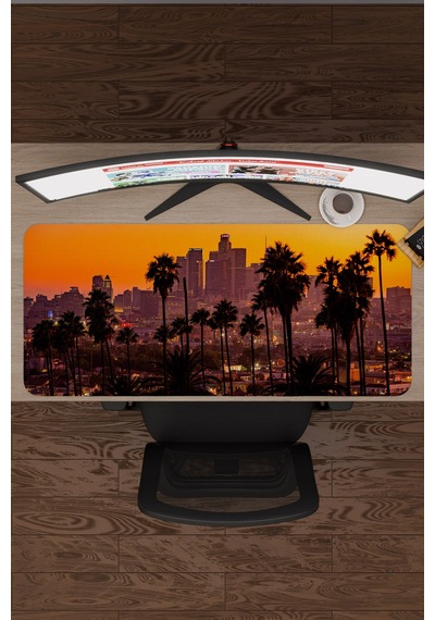 Kaliforniya Abd V5 90x40 Xxl Gaming Kauçuk Kaymaz Taban Mouse Pad Fare Altlığı