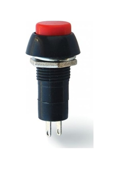 Switch - "186" - Push Buton - 12 Mm - Kırmızı