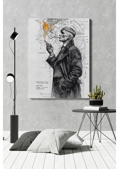 Peaky Blinders Shelby Smoke Kanvas Tablo