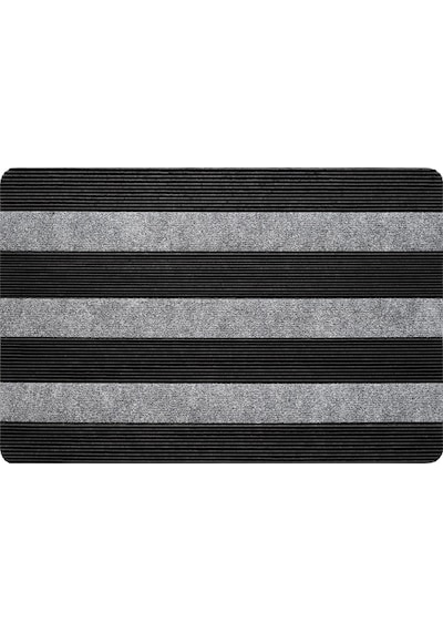 Ps035a Gri Kaymaz Taban Nem Alıcı Toz Alıcı Kapı Önü Paspası Uv Dayanıklı 45x70 Cm