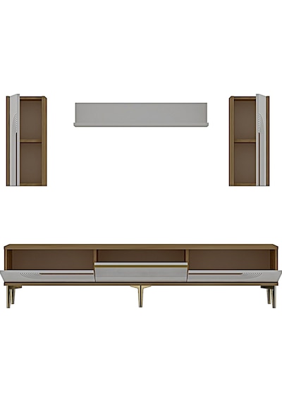 Tvr1803dbs - Meyra Tvr180 Ünitesi Takım Safirmeşe-beyaz-sılver 180cm Safirmeşe-beyaz-sılver
