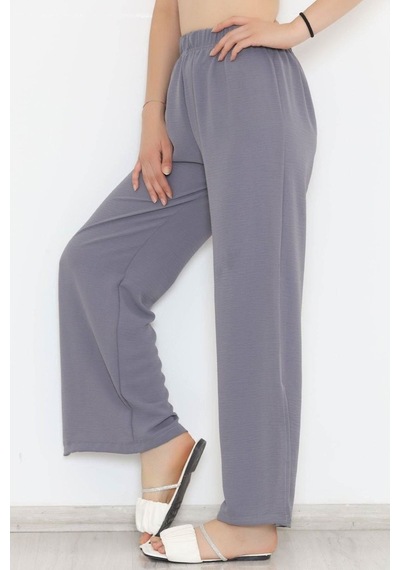 Enenstyle Fashıon Boutıque Rahat Kalıp Beli Lastikli Bol Paça Salaş Yazlık Kadın Aerobin Pantolon Açık Gri Enenstyle Fashıon Boutıque Rahat Kalıp Beli Lastikli Bol Paça Salaş Yazlık Kadın Aerobin Pantolon Açık Gri