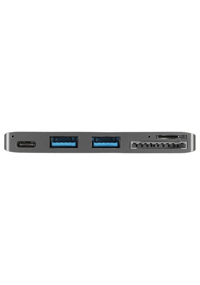 Ally 5 İn1 Usb-c Hub 3.0 Type-c Şarj Kart Reader Type-c Bütün Cihazlar İçin- 5 - Karbul1353-9 Gri
