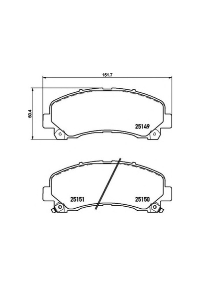 Mga Fren Balatası Ön Isuzu Dmax 2006-2012