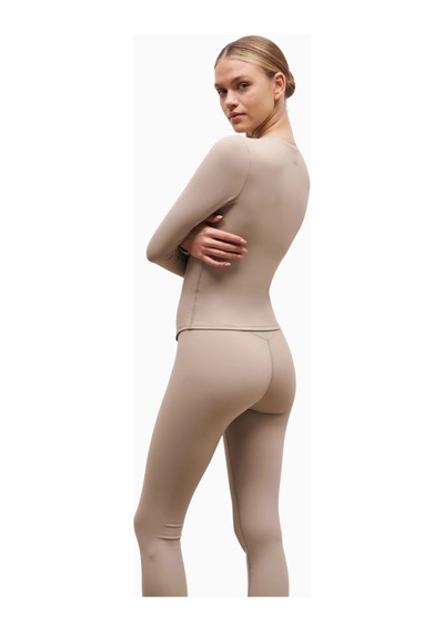 Because Of Alice Base Sculpting Long Sleeve Top Uzun Kollu Şekillendirici Kadın Üst Bej