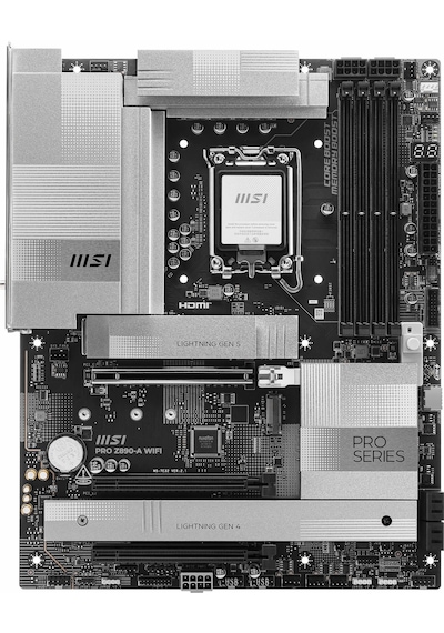 Msı Pro Z890-a Wifi Ddr5 9200mhz Oc M.2 Hdmı/usb-c Pcıe 5.0 1851p Atx Anakart