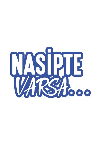 Nasipte Varsa Araba Sticker 17x17 Cm Mavi