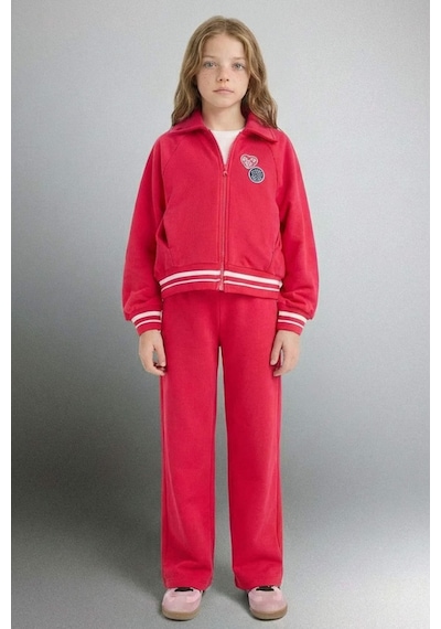 Defacto Kız Çocuk 2li Takım Fermuarlı Sweatshirt Eşofman Altı G8040a826sprd345 Kırmızı-rd345 Defacto Kız Çocuk 2li Takım Fermuarlı Sweatshirt Eşofman Altı G8040a826sprd345 Kırmızı-rd345