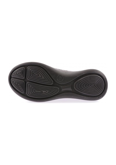 Dgn 1045-23y Kadin Dolgu Taban Lastik Bağcikliı Comfort Ayakkabi 1045-1506-R1534 Siyah