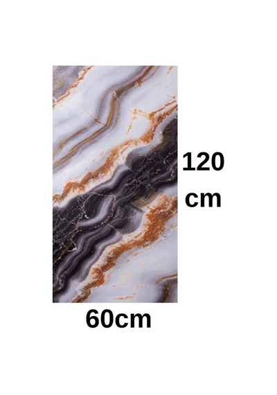 Alternatif Kaplama Uv Pvc Mermer Panel Pure Gold 1 Adet 60x120cm Ev Ofis Otel Duvar Kaplama Paneli Cadet Grey