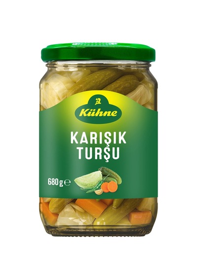 4 Adet Kühne Türk Tipi Karışık Turşu 680 G