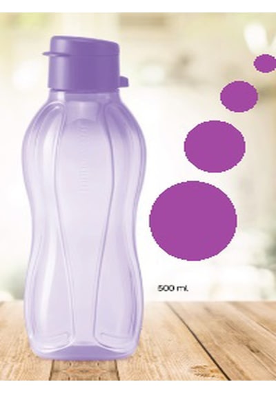 Tupperware Eco Şişe 500 Ml Suluk Matara Lila