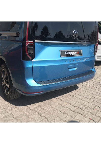 Volkswagen Caddy 2021- Yılı Ve Sonrası Uyumlu Arka Tampon Eşiği Mat