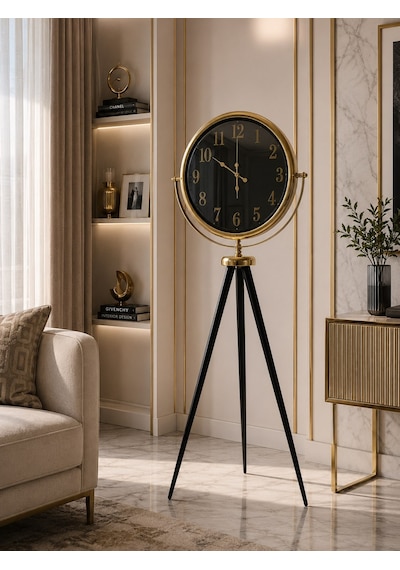 Gold Elite Aynalı Tripod 150 X 45 Cm Ayaklı Saat Diğer