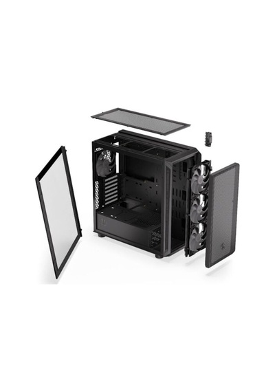 Arx 700 Argb Mesh Temperli Cam Usb 3.2 Gen 2 Mid Tower Atx Gaming Kasa Ey2a013