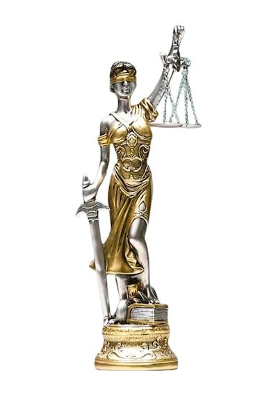 Themis Adalet Terazisi Heykeli Büyük 55cm