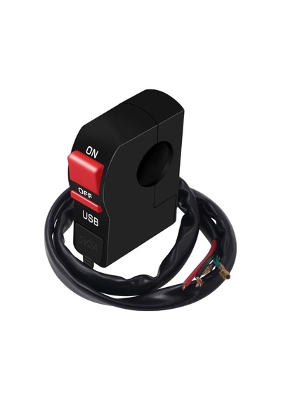 Motosiklet Telefon Usb Şarj Ve Far Anahtarı (464360678)