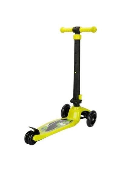Pilsan Power 3 Tekerlekli Katlanabilir Işıklı Yeşil Scooter